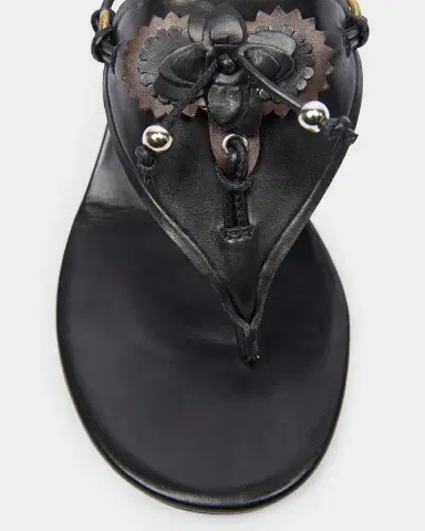 Isabel Marant 60mm Ekyne Leather Thong Sandals | Thumbnail 3
