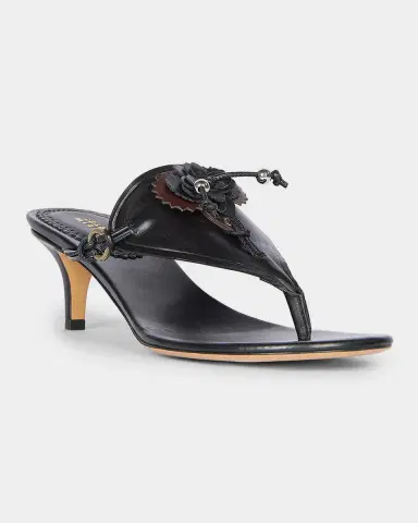 Isabel Marant 60mm Ekyne Leather Thong Sandals | Thumbnail 5