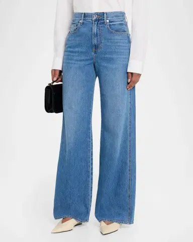 Veronica Beard Taylor Wide-Leg Jeans | Thumbnail 4