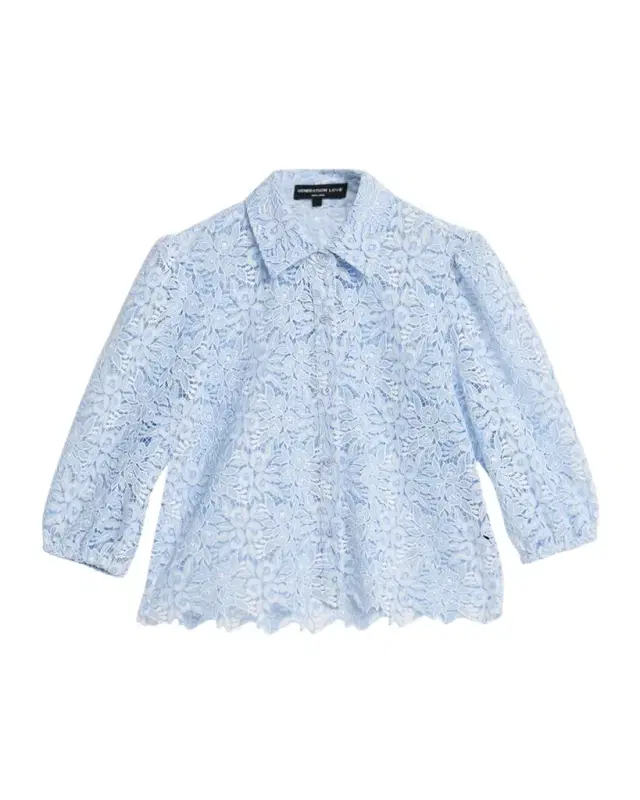 Generation Love Tammy Two-Tone Lace Blouse