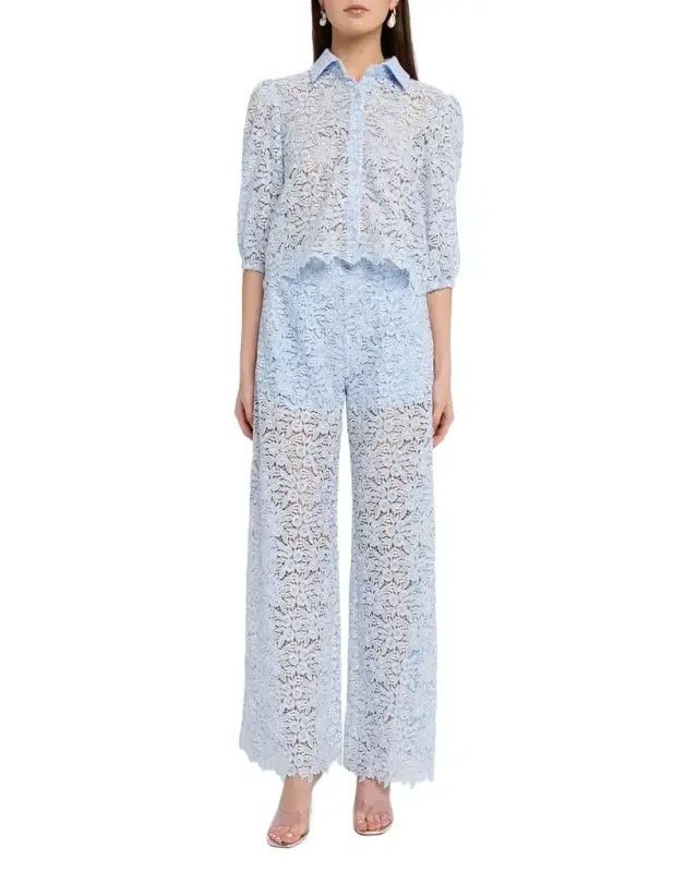 Fifi Two-Tone Lace Pants
