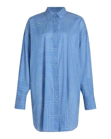 TOTEME Monogram Long Summer Shirt | Thumbnail 1 TOTEME Monogram Long Summer Shirt | Thumbnail 1