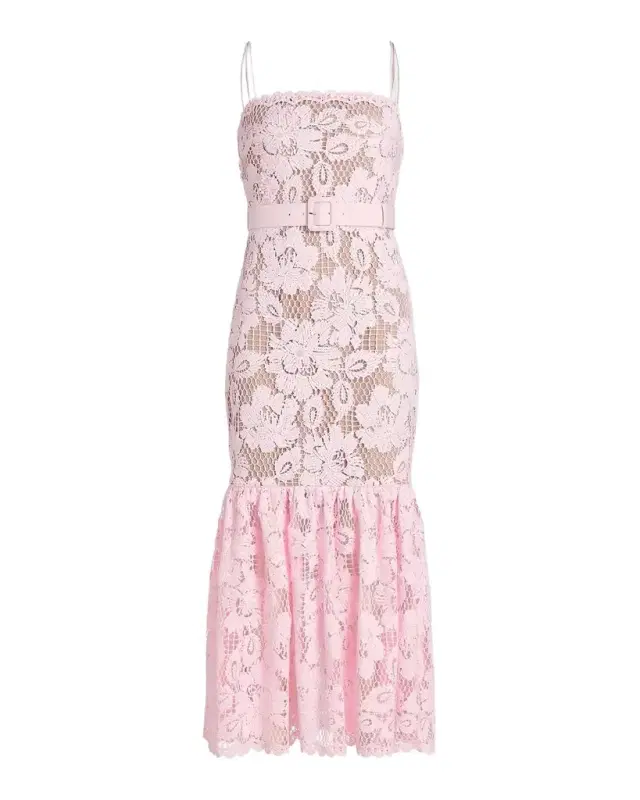 Crochet Lace Midi Dress