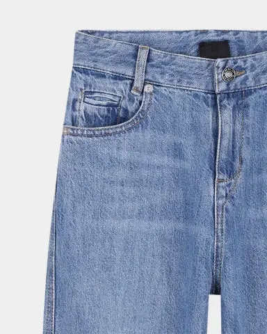 Givenchy Boy's Barrel-Leg Cotton Denim Jeans, Size 8 | Thumbnail 3 Givenchy Boy's Barrel-Leg Cotton Denim Jeans, Size 8 | Thumbnail 3