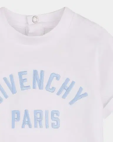 Givenchy Boy's Crewneck Logo-Embroidered Cotton Tee, Size -3 | Thumbnail 3