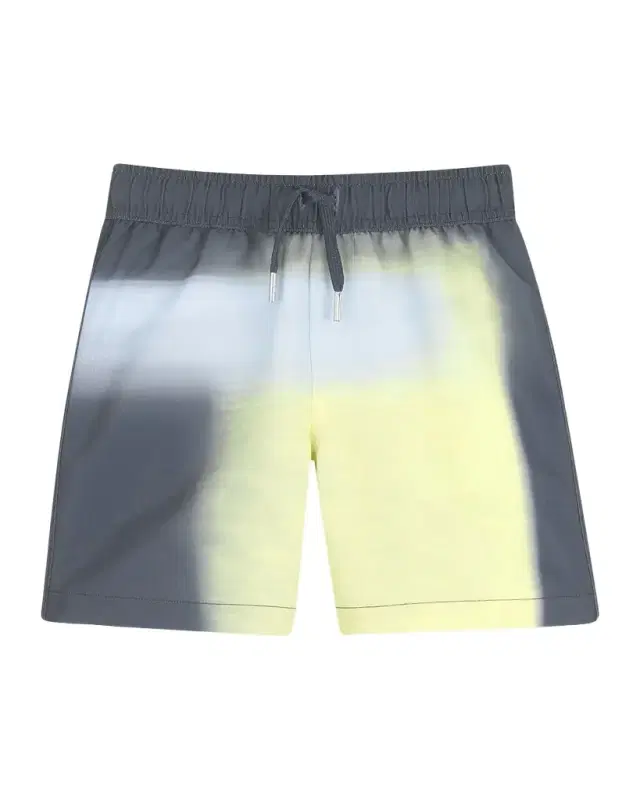 Boy 's Faded Colorblock-Print Swim Shorts, Size 4-