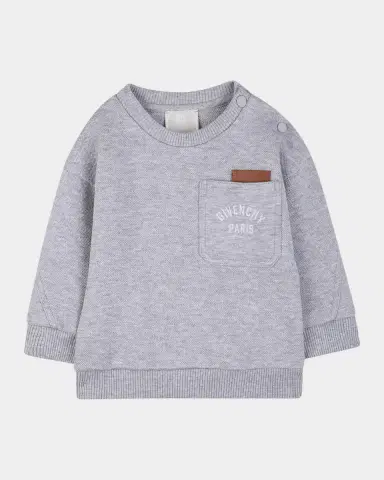 Givenchy Kid 's Logo Pique Sweater & Sweats Set, Size 12M-18M | Thumbnail 3