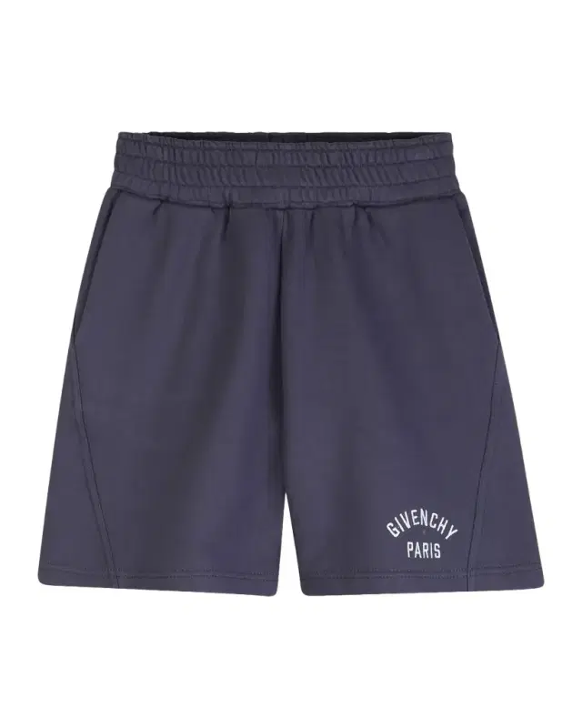 Boy 's Logo Cotton Shorts, Size 8-14