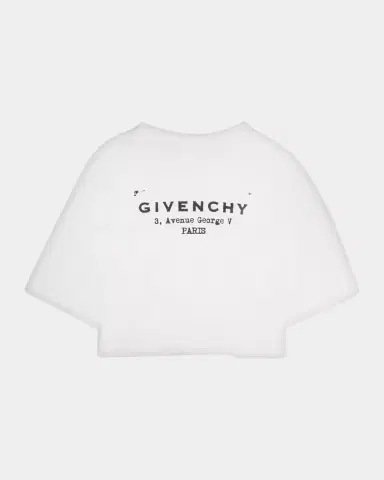Givenchy Girl 's Crewneck Logo-Print Cotton T-Shirt, Size 4-6 | Thumbnail 2