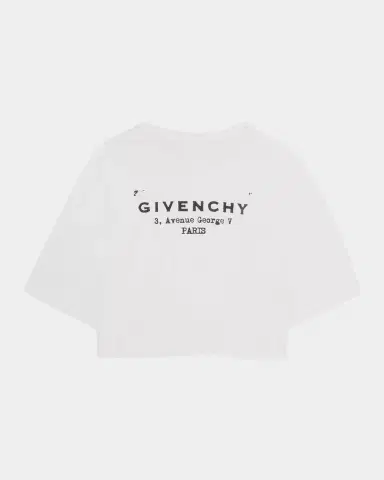 Givenchy Girl 's Crewneck Logo-Print Cotton T-Shirt, Size 8- | Thumbnail 2