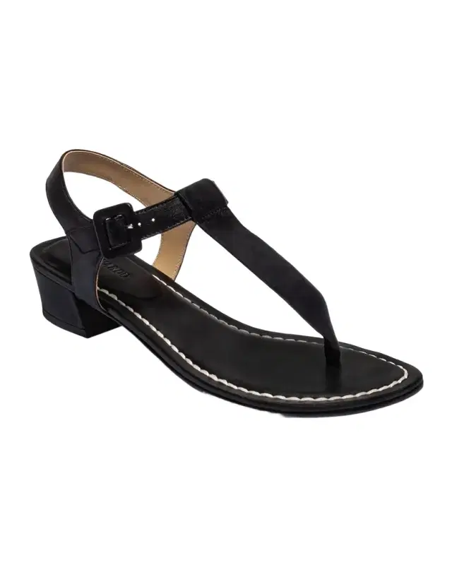 Goyara Leather T-Strap Sandals