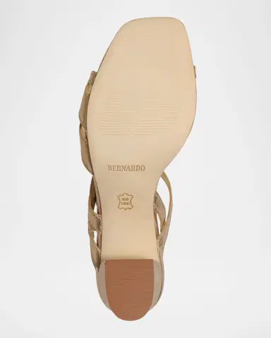 Bernardo Gyoda Leather Block-Heel Sandals | Thumbnail 14 Bernardo Gyoda Leather Block-Heel Sandals | Thumbnail 14
