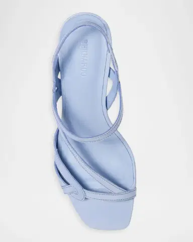 Bernardo Gyoda Leather Block-Heel Sandals | Thumbnail 9 Bernardo Gyoda Leather Block-Heel Sandals | Thumbnail 9
