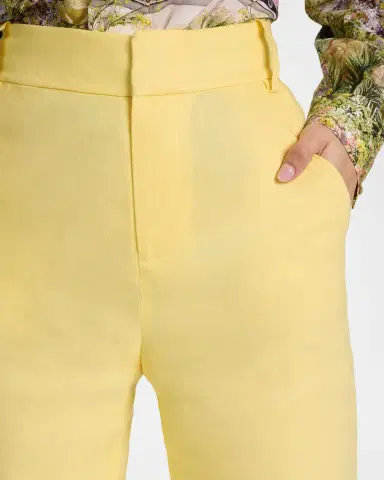ALICE + OLIVIA Lula Linen-Blend Flare Pants | Thumbnail 5 ALICE + OLIVIA Lula Linen-Blend Flare Pants | Thumbnail 5