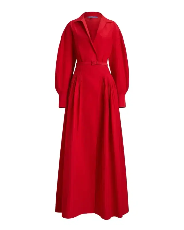 Daley Cotton-Blend Poplin Evening Shirtdress Daley Cotton-Blend Poplin Evening Shirtdress