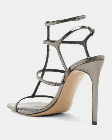 Alexandre Birman 100mm Amanda Metallic Leather Sandals | Thumbnail 2 Alexandre Birman 100mm Amanda Metallic Leather Sandals | Thumbnail 2