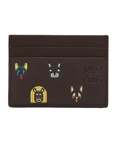 LOEWE x Louis Wain Men's Leather Card Holder | Thumbnail 1 LOEWE x Louis Wain Men's Leather Card Holder | Thumbnail 1