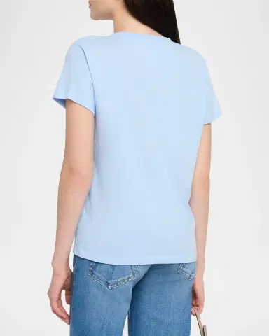 MOTHER Goodie Goodie Short-Sleeve Boxy Cotton Tee | Thumbnail 2