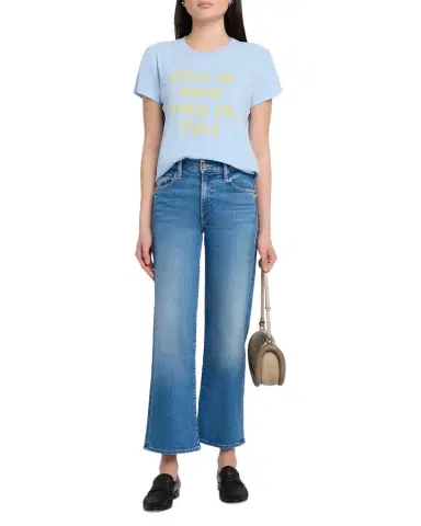 MOTHER Goodie Goodie Short-Sleeve Boxy Cotton Tee | Thumbnail 1