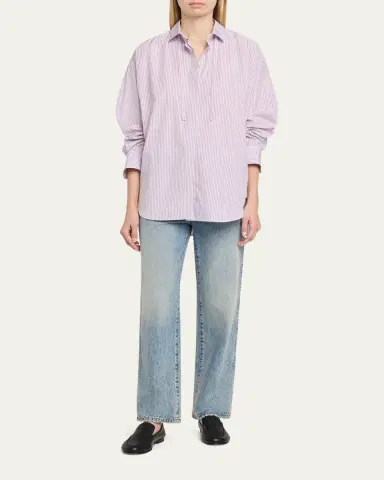 RÙADH The Dune Striped Cotton Button-Down Shirt | Thumbnail 2