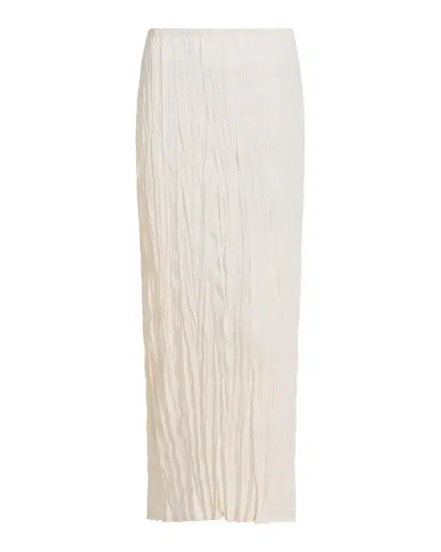 Crinkled Knit Maxi Skirt