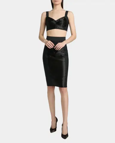 Dolce & Gabbana Satin Bra Top | Thumbnail 2
