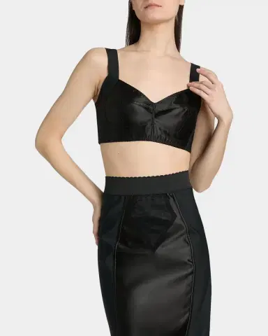 Dolce & Gabbana Satin Bra Top | Thumbnail 4