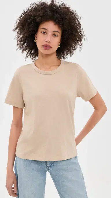 Faherty Sunwashed Essential Tee White | Thumbnail 2