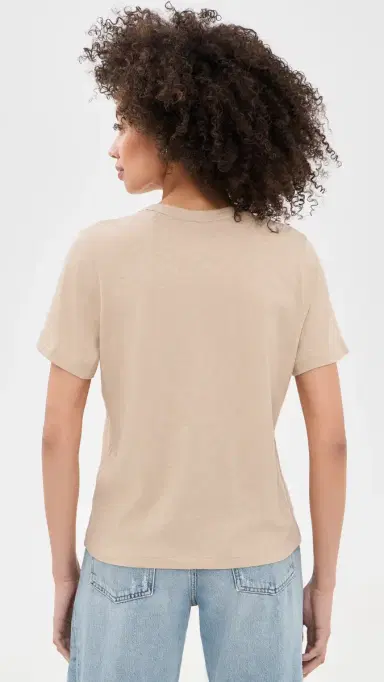 Faherty Sunwashed Essential Tee White | Thumbnail 3