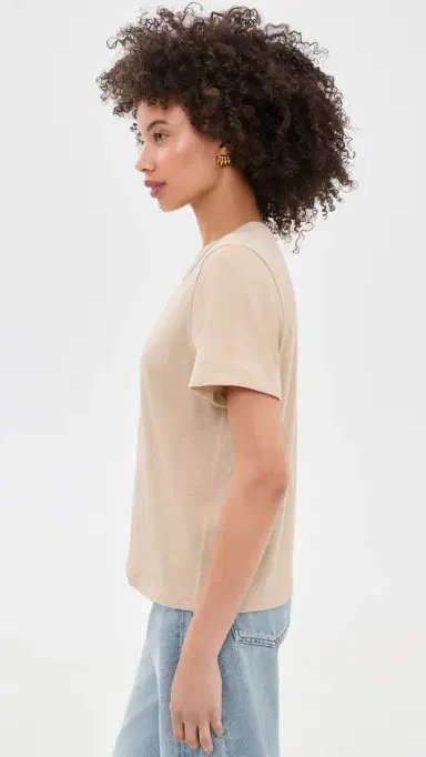 Faherty Sunwashed Essential Tee White | Thumbnail 4