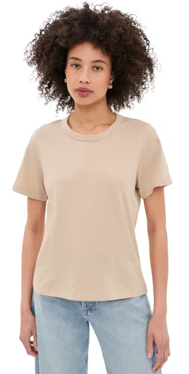 Faherty Sunwashed Essential Tee White | Thumbnail 1