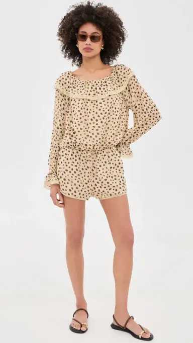 Posse Priscilla ilk Blouse Cheetah | Thumbnail 5 Posse Priscilla ilk Blouse Cheetah | Thumbnail 5