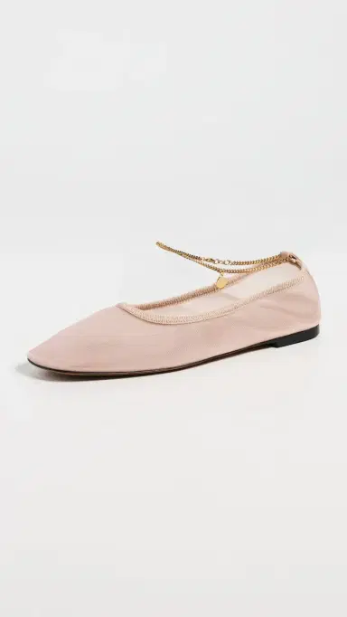 Stella McCartney Ballerina Soft Stretch Mesh Flats Blush | Thumbnail 2