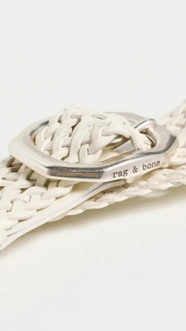 rag & bone Audrey Woven Belt Antique White | Thumbnail 5