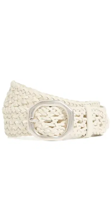 rag & bone Audrey Woven Belt Antique White | Thumbnail 1