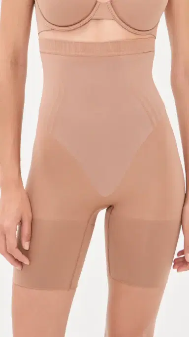 SPANX panxculpt GoFigure Mid Thigh Shorts Cinnamon | Thumbnail 2