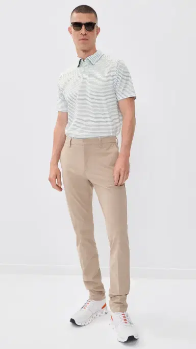 Rhone Commuter Polo White/Navy Pinstripe S | Thumbnail 5