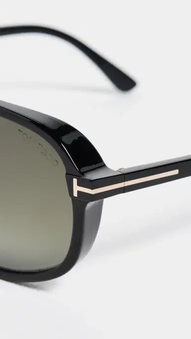 Tom Ford Guillaume Sunglasses Shiny Black/Gradient Smoke One Size | Thumbnail 6 Tom Ford Guillaume Sunglasses Shiny Black/Gradient Smoke One Size | Thumbnail 6