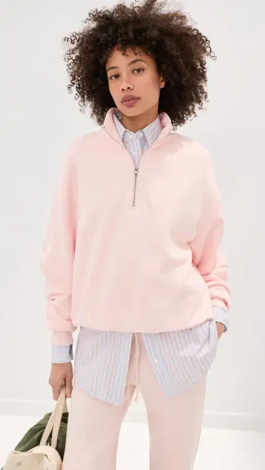 State & Lake Rhodes Sweatshirt Pale Pink | Thumbnail 2