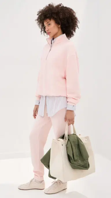 State & Lake Rhodes Sweatshirt Pale Pink | Thumbnail 4