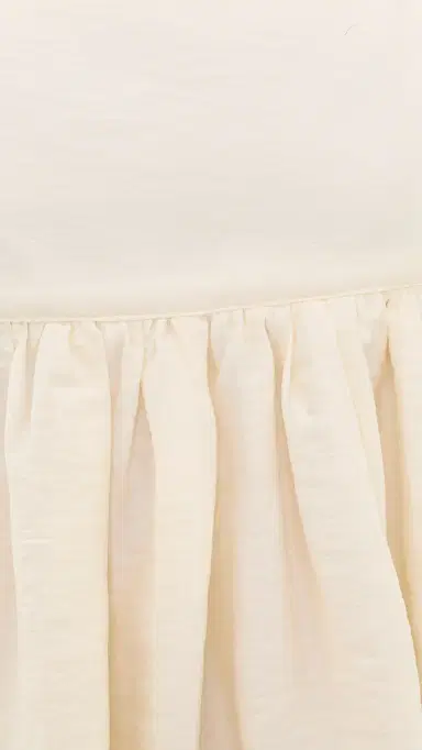 Dunst Flared Bustier Blouse Ivory L | Thumbnail 6