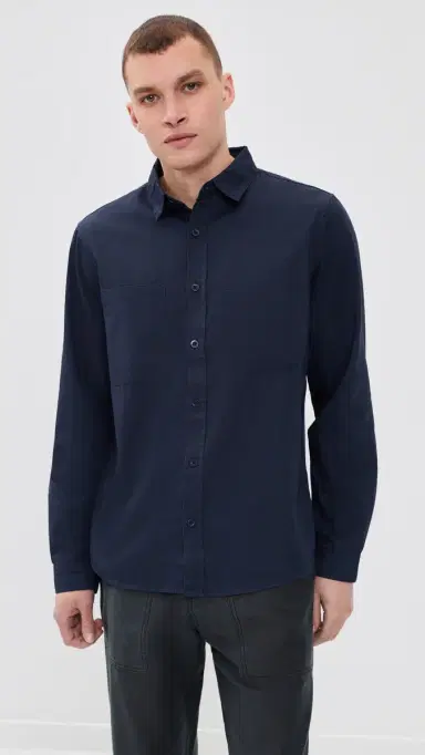 McTavish Original Button Down Shirt Dark Blue L | Thumbnail 2 McTavish Original Button Down Shirt Dark Blue L | Thumbnail 2