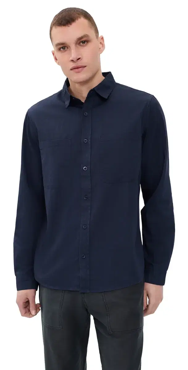 Original Button Down Shirt Dark Blue
