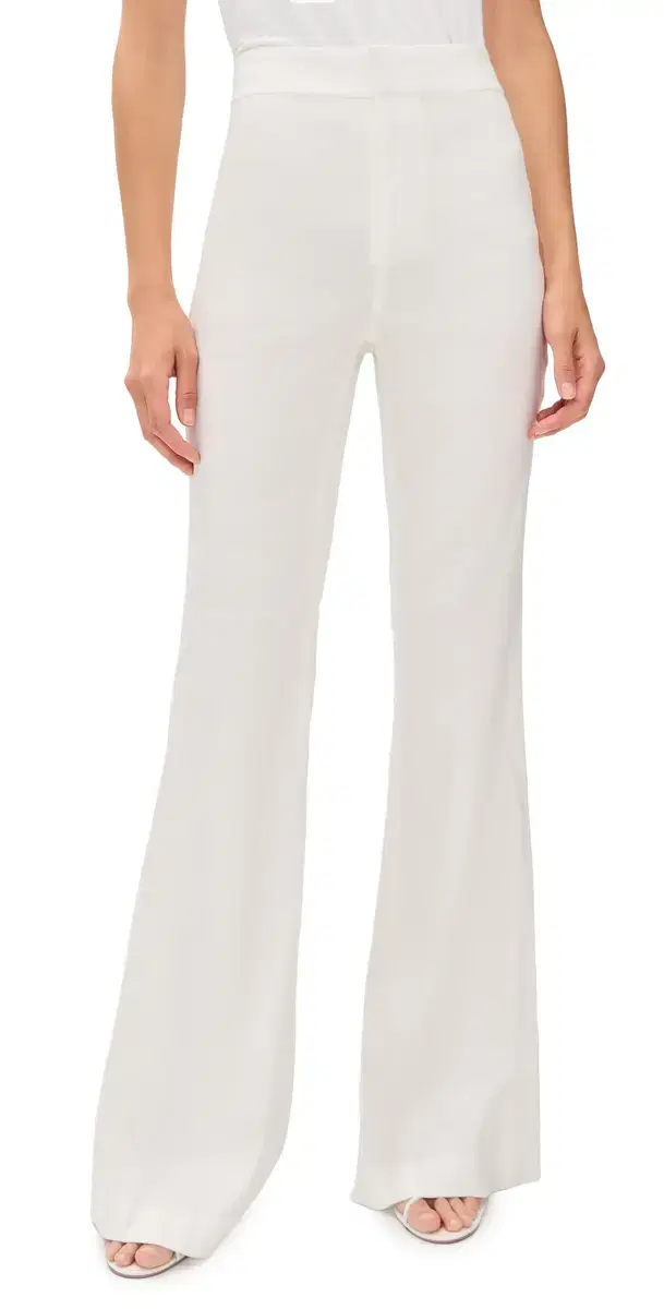 Linden Bootcut Trousers Off White