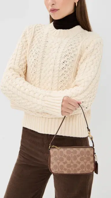 Coach Coated Canvas Signature Plaza Bag 18 B4/Tan Brown One Size | Thumbnail 3 Coach Coated Canvas Signature Plaza Bag 18 B4/Tan Brown One Size | Thumbnail 3