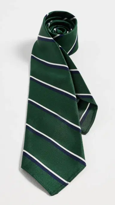 Polo Ralph Lauren Original Label Silk Washed Stripe Tie | Thumbnail 2