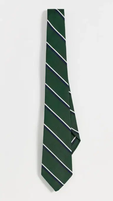 Polo Ralph Lauren Original Label Silk Washed Stripe Tie | Thumbnail 3