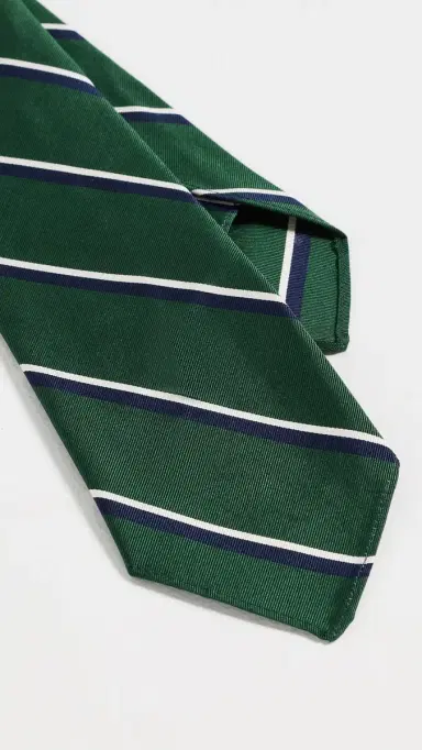 Polo Ralph Lauren Original Label Silk Washed Stripe Tie | Thumbnail 4