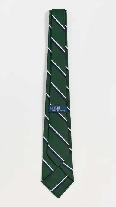 Polo Ralph Lauren Original Label Silk Washed Stripe Tie | Thumbnail 5