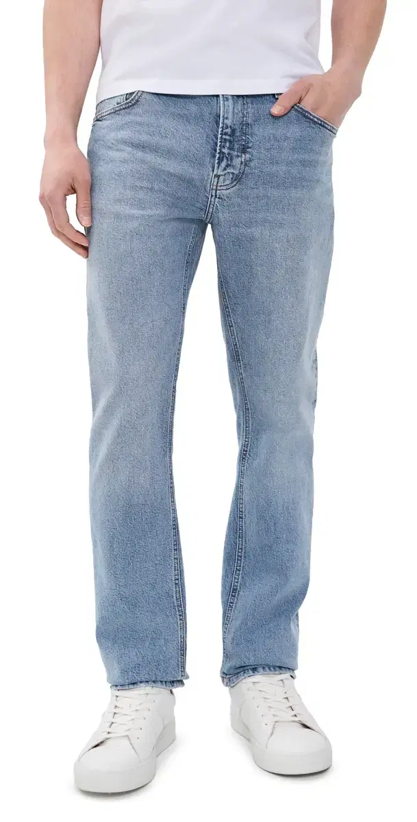 FRAME Modern Straight Jeans Layover